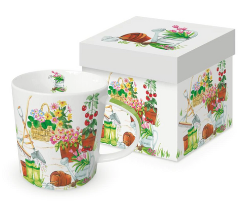 "Happy Garden" Mug w/Gift Box