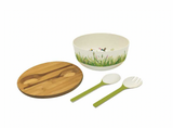 Bamboo Salad Bowl Set