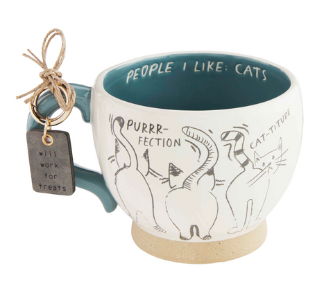 Cats Mug and Tag Set