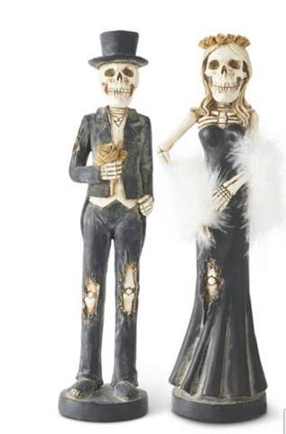 Skeleton Taper Candlesticks