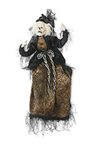Posable Zombie Lady w/ Veil Figure