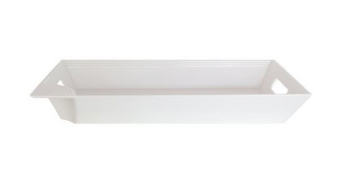 Rectangular Handled Serving Tray - Pinstripes