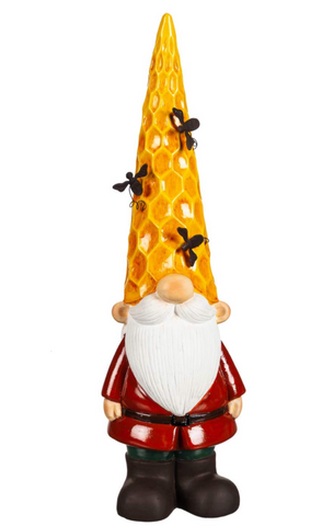 Terracotta Honeycomb Gnome