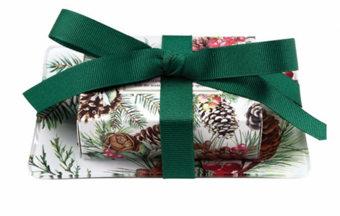 White Spruce Gift Soap Set