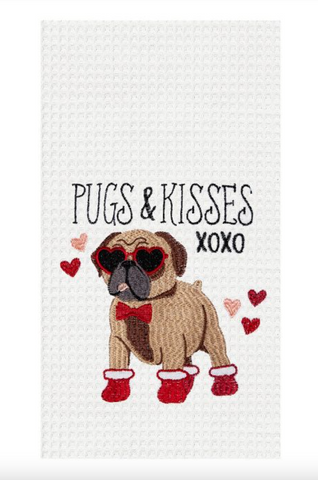 Valentine's Day Pet Kitchen Towels