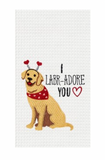 Valentine's Day Pet Kitchen Towels
