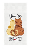 Valentine's Day Pet Kitchen Towels