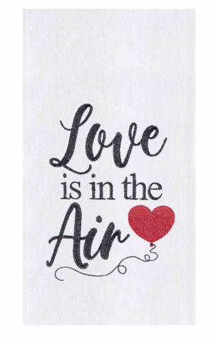 "Love Is In The Air" Flour Sack Towel
