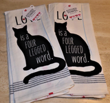 "Four Legged Love" Dish Towel (2 Styles)