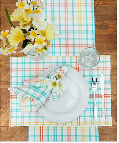 Bunny Trail Plaid Table Accessories (3 Variants)