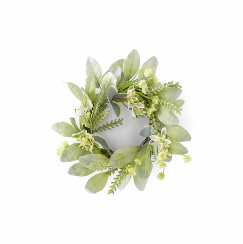 11" Foliage Candle Ring