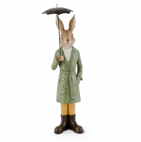 Rainy Day Dress Bunny w/ Umbrella
