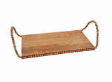 Beaded Wooden Trays (2 Sizes)