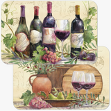 Plastic Reversible Rectangular Placemats (Multiple Styles)