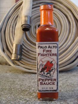 Palo Alto Fire Fighters Habanero Pepper Sauce