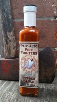 Palo Alto Fire Fighters Ghost Pepper Sauce