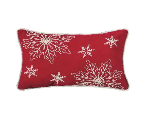 Snowy Holiday Pillow