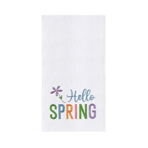 Hello Spring Flour Sack Towel