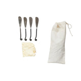 Hand-Forged Canape Knives (Set of 4)