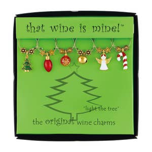 Light The Tree Wine Charms