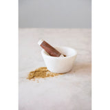 Marble & Acacia Wood Mortar & Pestle