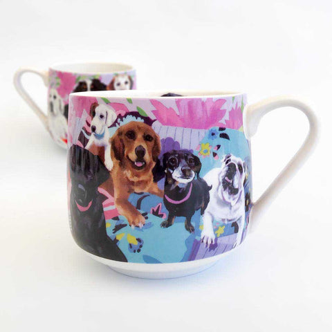 Colorful Dog Mug