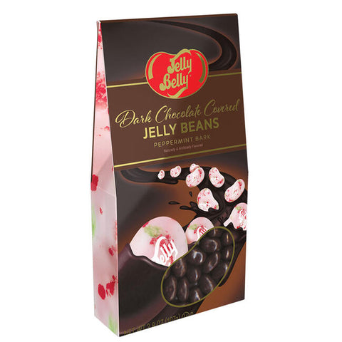 Dark Chocolate Covered Peppermint Bark Jelly Beans