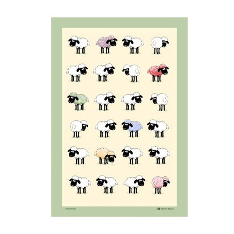 Sheepish Tea Towel