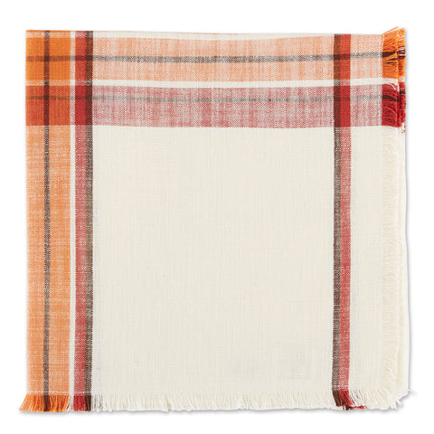 Pumpkin Spice Plaid Napkin