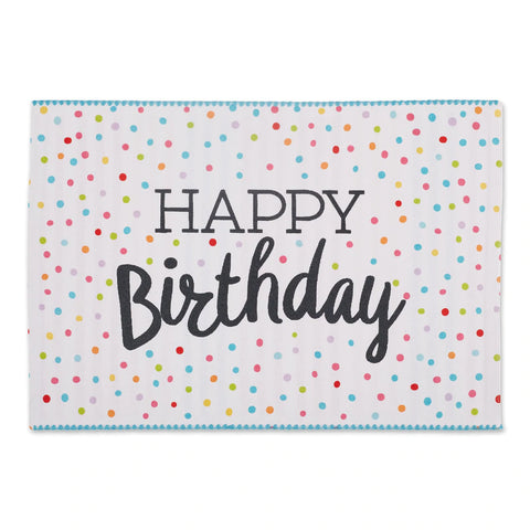 Happy Birthday Embellished Placemat