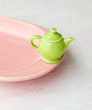 Peony Bread Tray w/ Teapot Mini