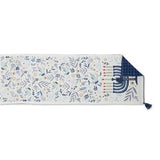 Hanukkah Menorah Embellished Table Runner